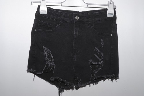 Shein ladies black distressed - shein,