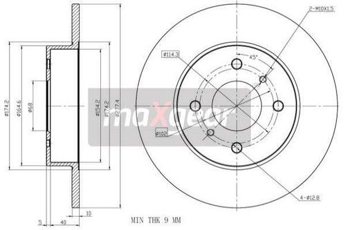 New brake disc - 2x,