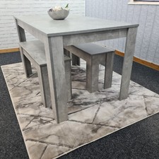 Grey kitchen Dining Table and