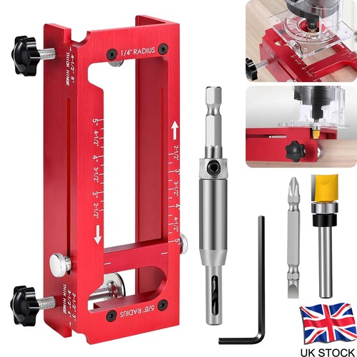 Adjustable mortise jig door - adjustable,
