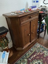 Dark Wood Hallway Side Table