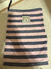 Jack Wills Pink And Navy Pouch