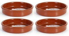 4x 16cm AZOFRA terracotta Tapas Dish oven dishes SPANISH tapas dinner plates