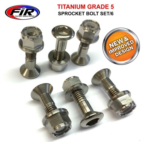 Titanium rear sprocket bolt - rear,