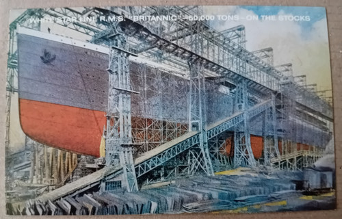 Modern titanic postcard - titanic,