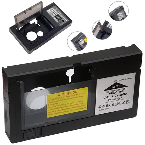 Cassette adapter for vhs - vhs, vcr