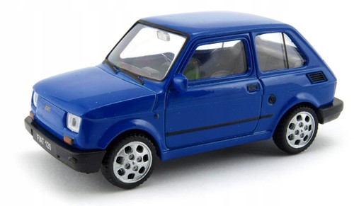Welly fiat 126 - fiat, blue
