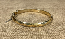 22ct Gold Plated Silver Hinged