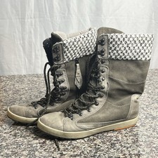 Leather AND Suede Lace-Up