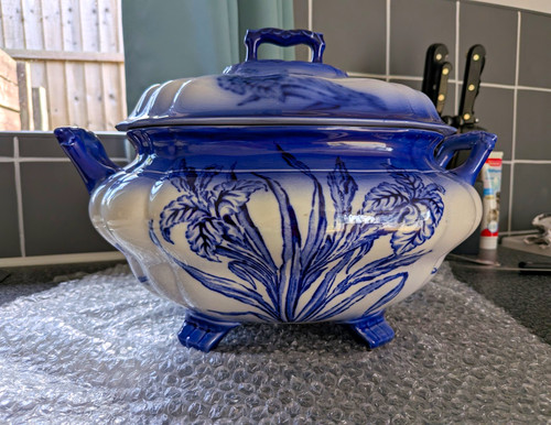 Staffordshire blue white - staffordshire,