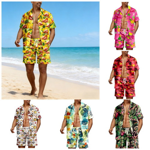 Mens hawaiian shirt palm tree - mens,