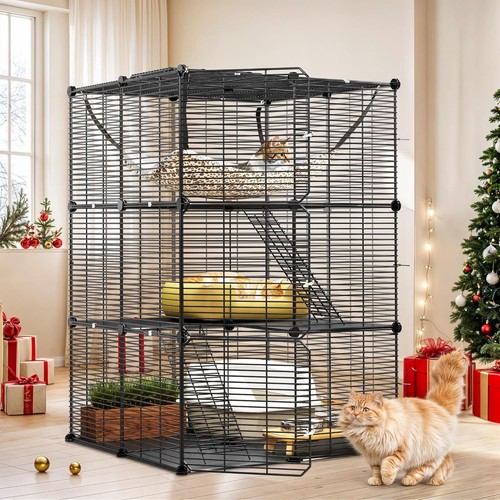 Cat cage playpen indoor - playpen, 3