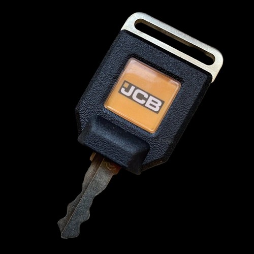 Jcb black transponder key - black,