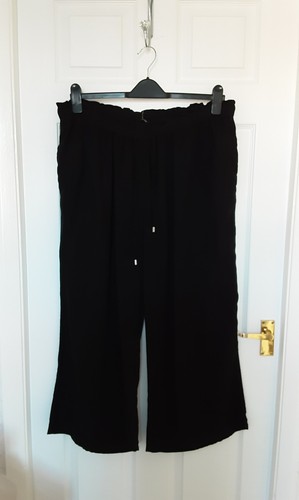 Black linen blend trousers - linen,