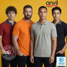 Anvil mens double pique short - double,