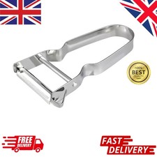 Stainless Steel Potato Peeler Fruit Vegetable Spud Speed Slicer French Cutter UK