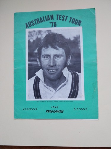 Australian test tour 1975 - australian,