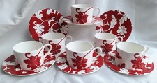 Set Of 6 Marks & Spencer Red
