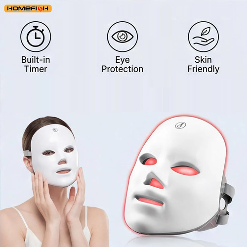 Colour led face mask for - 7-colour,