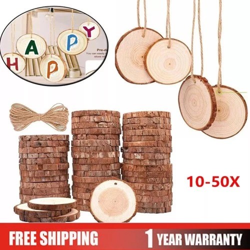 50pcs wood slices - wood,