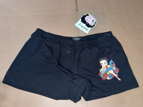 Betty boop black shorts - boop,