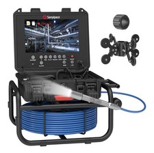 Sanyipace Sewer Inspection Camera, Drain Camera 12 LED Lights 5X Zoom 50 METRES