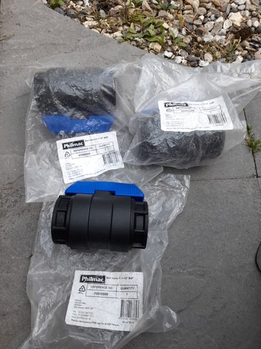 Philmac ball valve 2 x - f1, 1-1/2"