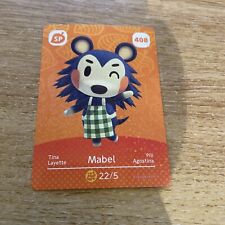 Mabel 408 - Series 5 Animal Crossing Amiibo Card Unscanned And Genuine