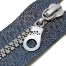 Chunky Open Ended Zip Plastic Teeth - Choice of 25 Colours & 12 Zipper Lengths