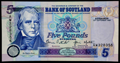 Bank scotland 1996 - of,