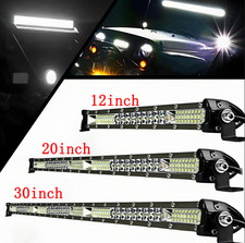 12V LED Work Light Bar Flood Spot Lights Driving Lamp Offroad Truck Car ATV SUV