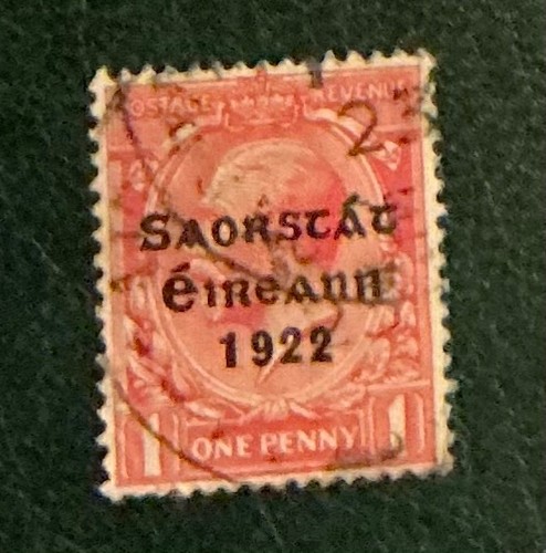Ireland stamps 1922 - stamps, scarlet