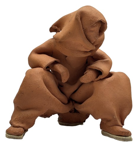 Vintage terracotta figurine - vintage,