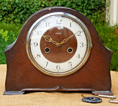 Vintage mantle clock enfield - vintage,