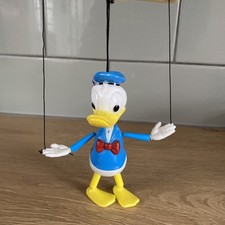 Vintage Donald Duck Walt Disney Productions Marionette Puppet Plastic, 5”, HK