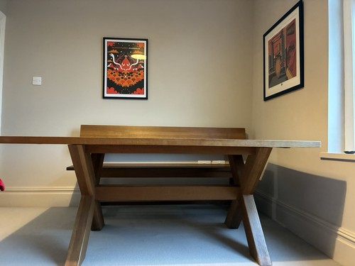 Heal kris solid oak dining - kris,