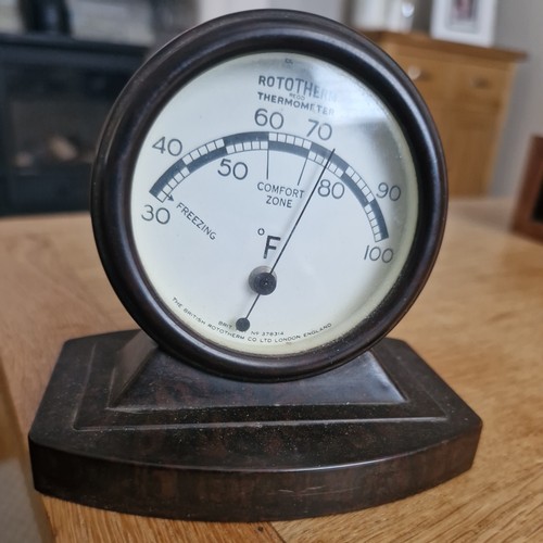 Rototherm brown bakelite art - rototherm,
