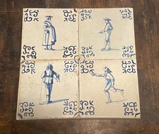 Tableaux Of Four Volute Delft