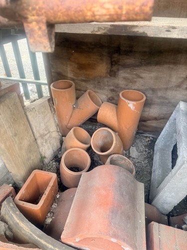 Clay drainage pipe - , fittings
