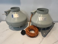 BUNDLE!** RVK 100E2-A1 Extractor Fan & G.A.S Systemair 4" DiffuseAir 100m (used)