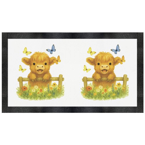 Baby highland cow pet - highland, cow'