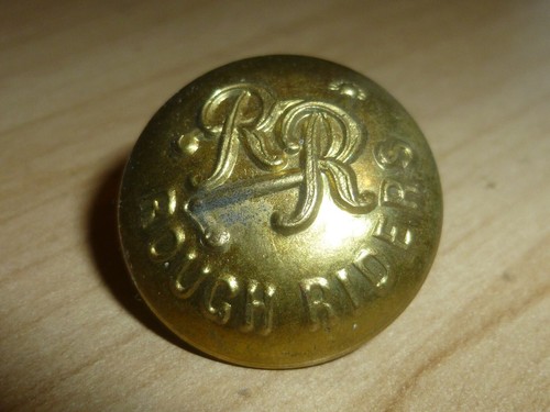 Rough riders button - rough,