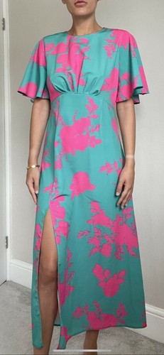 Green dress with - green, pink