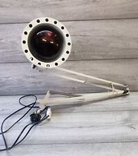 Vintage Daylight Company Anglepoise Large Desk Art Reading Heat Lamp Red Bulb