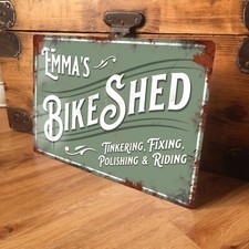 Personalised Bike Shed Bicycle
