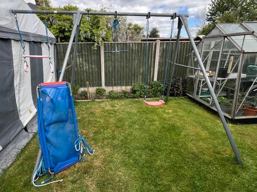 Triple swing set and tp - tp,