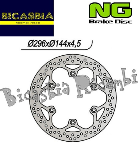 21726 front brake disc - front,