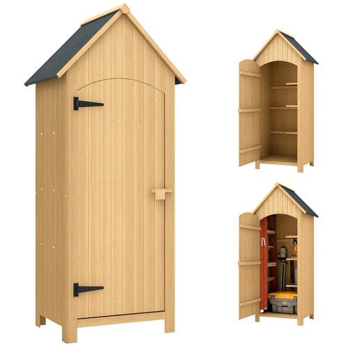 Outsunny wooden small garden - wooden,