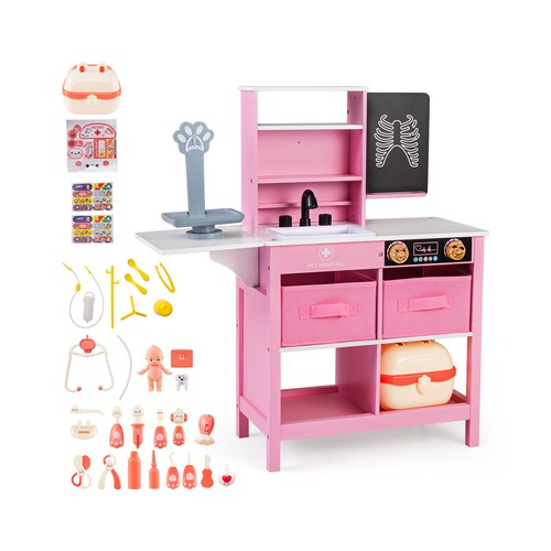 Play doctor office wood - office,