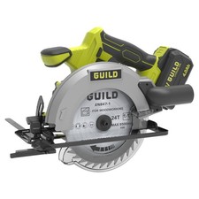 18V Cordless Circular Saw 165mm USED No Battery or Charger Wood Cutting